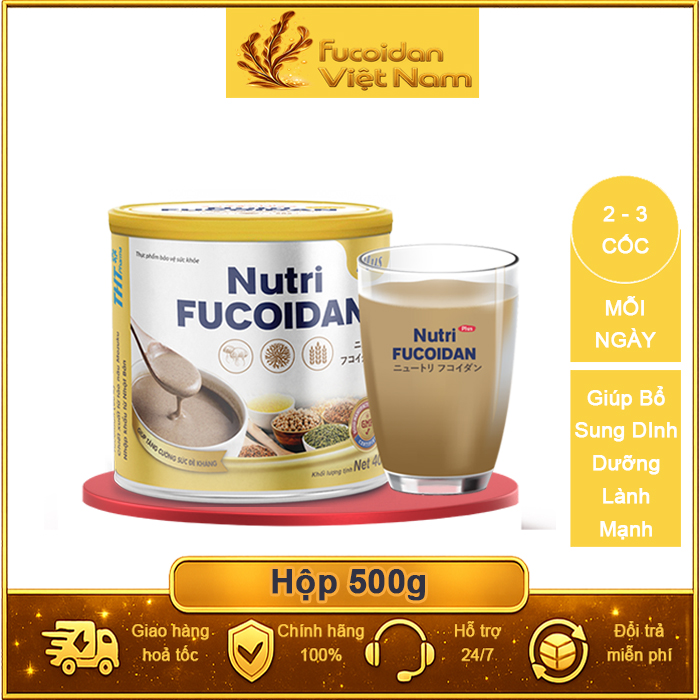 Sữa thực dưỡng miễn dịch Nutri Fucoidan Plus. Hộp 500g