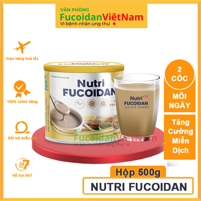 Sữa thực dưỡng miễn dịch Nutri Fucoidan Plus. Hộp 500g