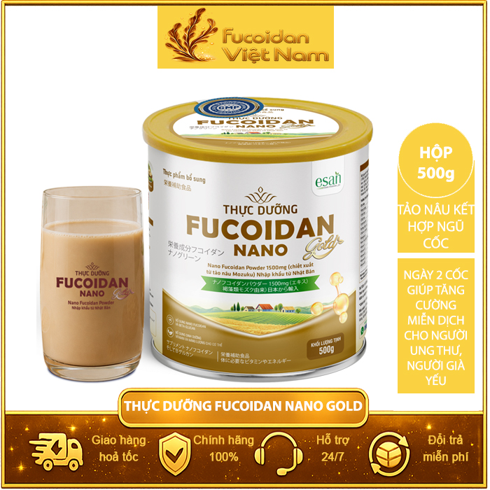 Thực dưỡng Fucoidan Nano Gold. Hộp 500g